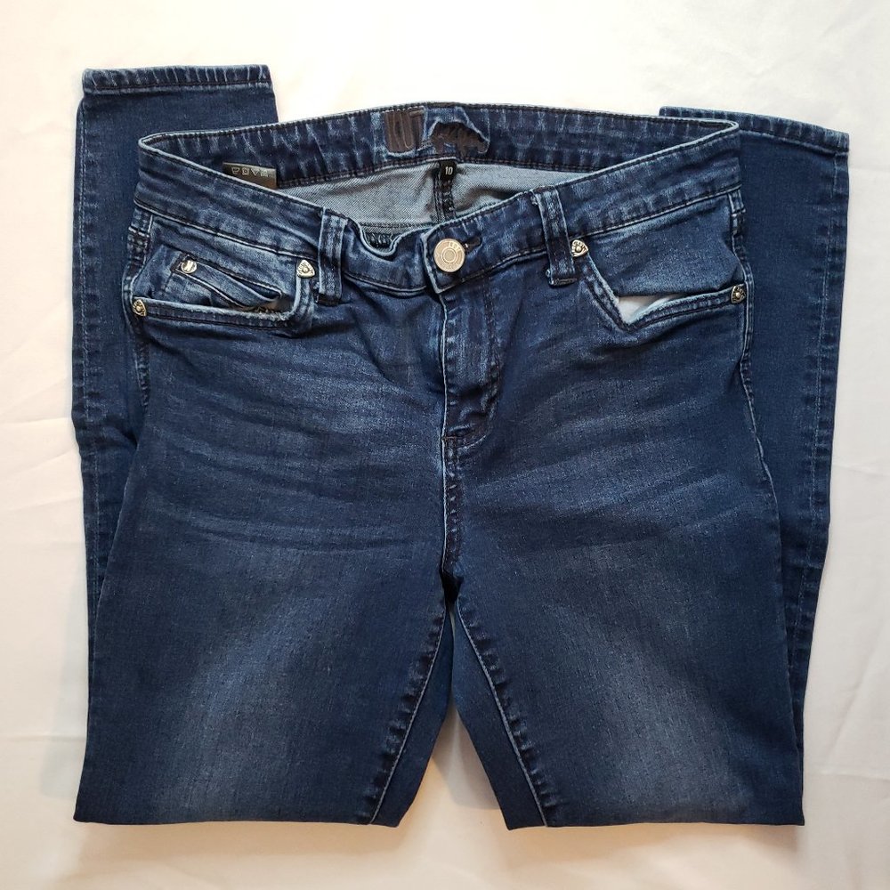 Kut from the Kloth Mid-rise Skinny Denim Jeans Size 10